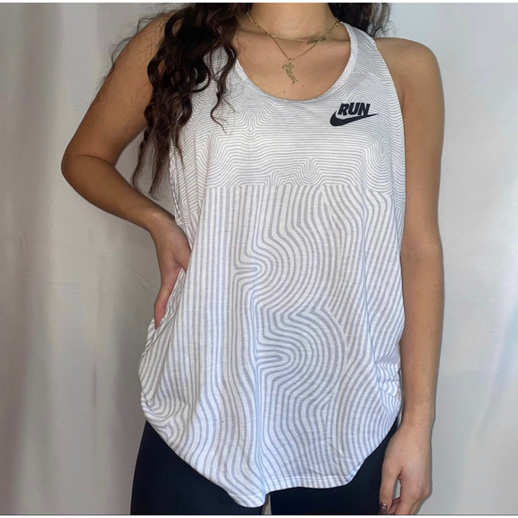 Nike Tops - nike light grey tank top